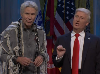 will ferrell appears as jeffrey epstein to taunt donald trump in snl cold open will ferrell appears as jeffrey epstein to taunt donald trump in snl cold open