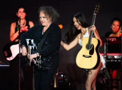 olivia rodrigo debuts duet with the cure s robert smith at primavera sound ahead of album release