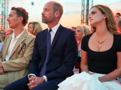 emma watson makes rare public appearance with prince william and benedict cumberbatch