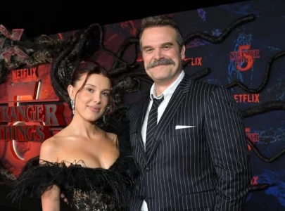 millie bobby brown and david harbour reunite for netflix spy series after stranger things