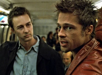 brad pitt and edward norton reunite at fifa world cup sparking fight club nostalgia