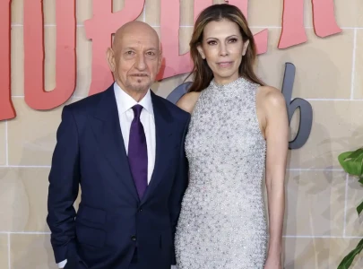ben kingsley says he s deeply happy as he balances work and life with wife daniela lavender
