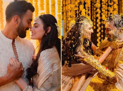 in pictures athiya shetty kl rahul s fun filled haldi ceremony in pictures athiya shetty kl rahul s fun filled haldi ceremony