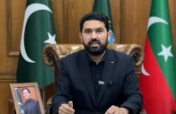 khyber pakhtunkhwa chief minister sohail afridi addresses a video message on january 27 2026 screengrab