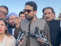khyber pakhtunkhwa chief minister sohail afridi made a controversial statement during a media talk outside adiala jail screengrab