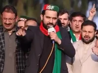 khyber pakhtunkhwa chief minister sohail afridi addresses party workers at the baizai bypass in malakand screengrab