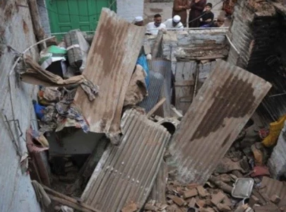 five dead eight injured as roof collapses in khyber
