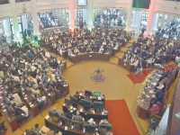 delegates attend a peace jirga convened by the khyber pakhtunkhwa government in the provincial assembly in peshawar photo ppi delegates attend a peace jirga convened by the khyber pakhtunkhwa government in the provincial assembly in peshawar photo ppi
