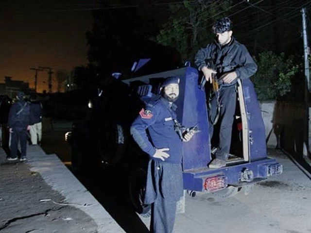 Four injured as terrorists opened sudden and indiscriminate fire on police van in Lachi