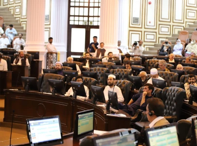 k p lawmakers protest over 14 schools left non functional for more than decade