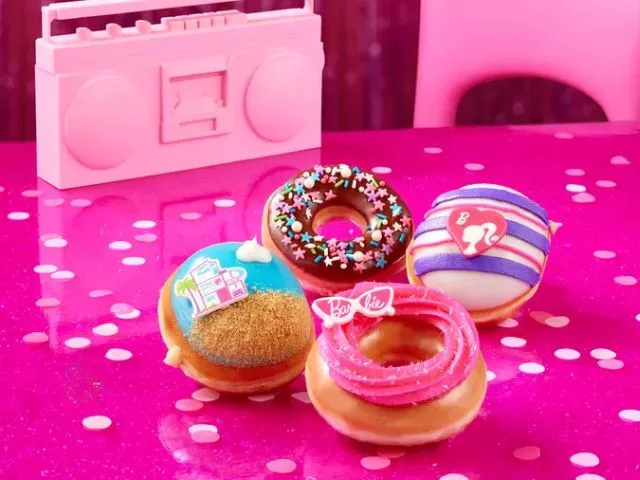 krispy kreme celebrates barbie s 65th anniversary with limited edition doughnuts krispy kreme celebrates barbie s 65th anniversary with limited edition doughnuts