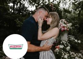 taylor swift and travis kelce announce engagement as krispy kreme offers free doughnuts taylor swift and travis kelce announce engagement as krispy kreme offers free doughnuts