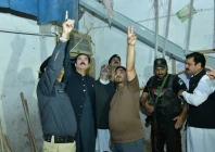 khyber pakhtunkhwa governor faisal karim kundi visits the private school in peshawar s dir colony after a roof collapse killed at least 30 children and a female teacher on thursday photo x