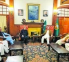 a pti delegation calls on k p governor faisal karim kundi to extend an invitation for the peace jirga photo express