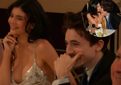 Kylie Jenner supports Timothe Chalamet at 2025 Golden Globes in Versace  gown amid pregnancy rumors
