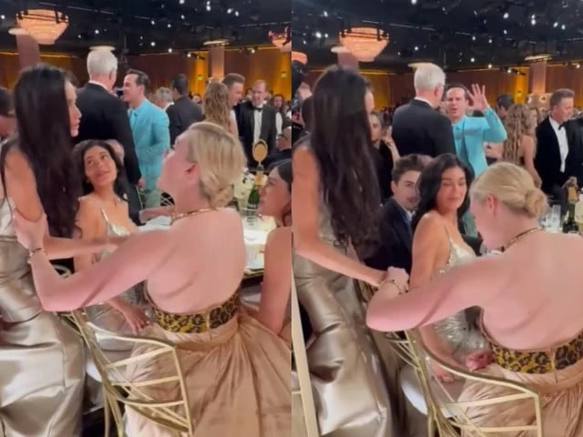 kylie jenner snubbed by demi moore after golden globes win months after recreating striptease look