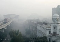 a 2024 image of lahore city shows thick smog on a busy route photo afp a 2024 image of lahore city shows thick smog on a busy route photo afp