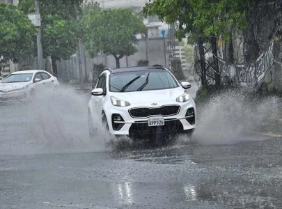 heavy rain in lahore causes flooding on streets heavy rain in lahore causes flooding on streets