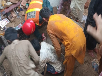 rescue operation underway after roof collapse traps at least eight children in lahore