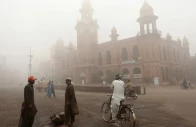 a view of smog in punjab province photo afp