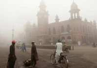 a view of smog in punjab province photo afp