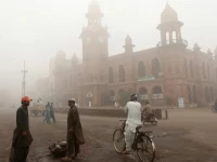 a view of smog in punjab province photo afp