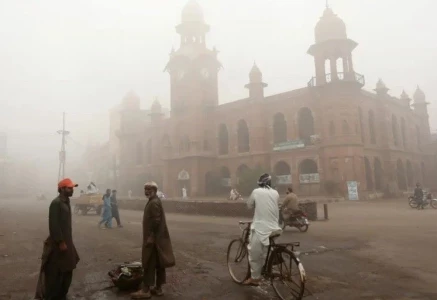 a view of smog in punjab province photo afp
