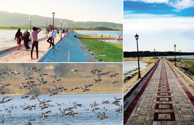 lake uchhali s total area is 943 acres and its depth is said to be 378 feet photo express lake uchhali s total area is 943 acres and its depth is said to be 378 feet photo express