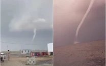 rare landspout seen in gwadar ahead of nationwide rain spell