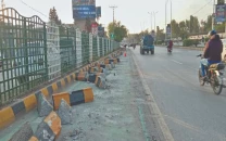 pindi s first biker lane dismantled