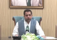 balochistan home minister mir zia ullah langov holds a press conference in quetta photo ptv