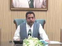 balochistan home minister mir zia ullah langov holds a press conference in quetta photo ptv