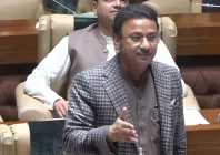 sindh home minister ziaul hassan lanjar during a provincial assembly session on february 12 2026 screengrab