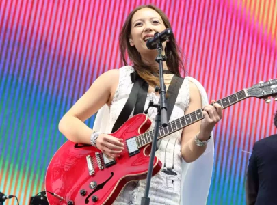 laufey charms in los angeles a matter of time tour with guest appearances hozier and katseye