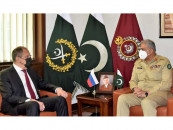 pakistan welcomes all initiatives for afghan peace coas tells russian fm
