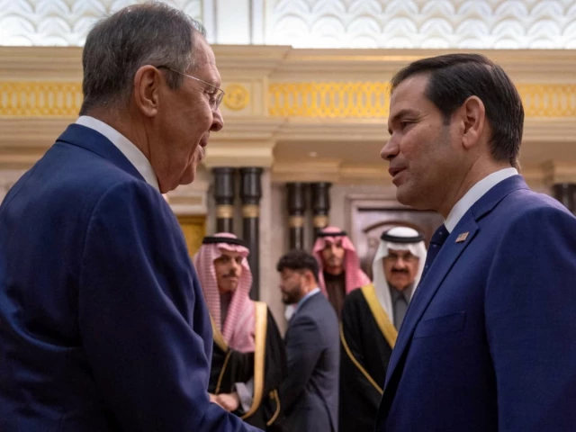 russian foreign minister sergei lavrov with us secretary of state marco rubio photo afp russian foreign minister sergei lavrov with us secretary of state marco rubio photo afp