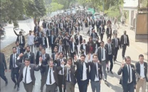 karoonjhar uproar lawyers protest against mining