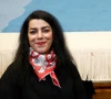 french iranian artist marjane satrapi poses in front of the olympic tapestry in paris france march 12 2024 photo reuters