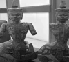 ancient statues unearthed during lea market excavation