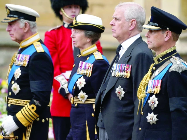 king charles iii princess anne prince andrew and prince edward in 2022 photo afp king charles iii princess anne prince andrew and prince edward in 2022 photo afp