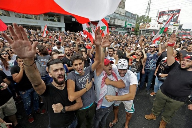 Tens of thousands took to the streets for a third day of protests against tax increases and alleged corruption. PHOTO: AFP