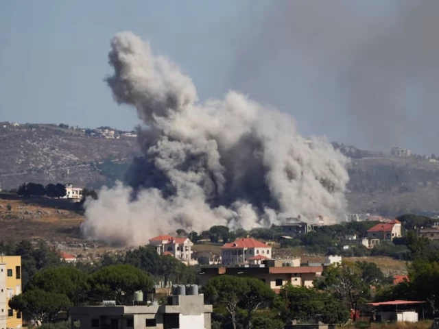 smoke billows from southern lebanon following an israeli strike as seen from nabatieh southern lebanon june 19 2026 reuters smoke billows from southern lebanon following an israeli strike as seen from nabatieh southern lebanon june 19 2026 reuters