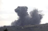 smoke billows from southern lebanon following an israeli strike as seen from marjeyoun lebanon may 15 2026 photo reuters