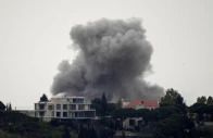 smoke rises following an israeli strike in zebdin lebanon may 18 2026 photo reuters