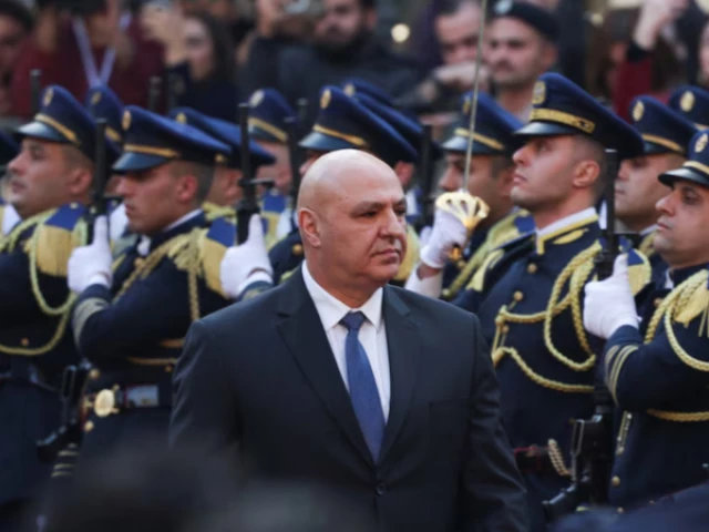 lebanon s army chief joseph aoun walks after being elected as the country s president at the parliament building in beirut lebanon january 9 2025 reuters lebanon s army chief joseph aoun walks after being elected as the country s president at the parliament building in beirut lebanon january 9 2025 reuters