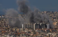 smoke billows after reported strikes on beirut s southern suburbs following an escalation between hezbollah and israel amid the u s  israeli conflict with iran as seen from baabda lebanon march 6 2026 photo reuters