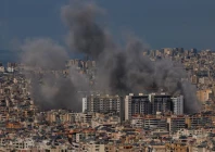 smoke billows after reported strikes on beirut s southern suburbs following an escalation between hezbollah and israel amid the u s  israeli conflict with iran as seen from baabda lebanon march 6 2026 photo reuters