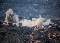 smoke rises from a village in southern lebanon as the israeli army operates in it as seen from the israeli side of the border april 23 2026 photo reuters