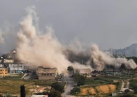 smoke billows following an israeli strike in nabatieh lebanon may 26 2026 reuters