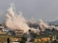 smoke billows following an israeli strike in nabatieh lebanon may 26 2026 reuters